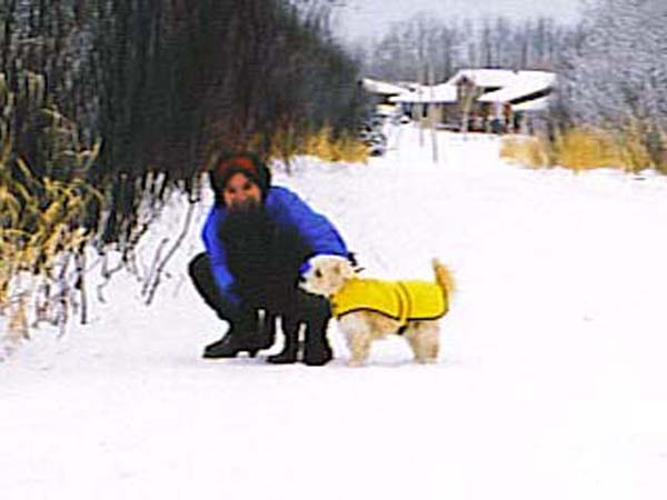 Cassie in the great white north